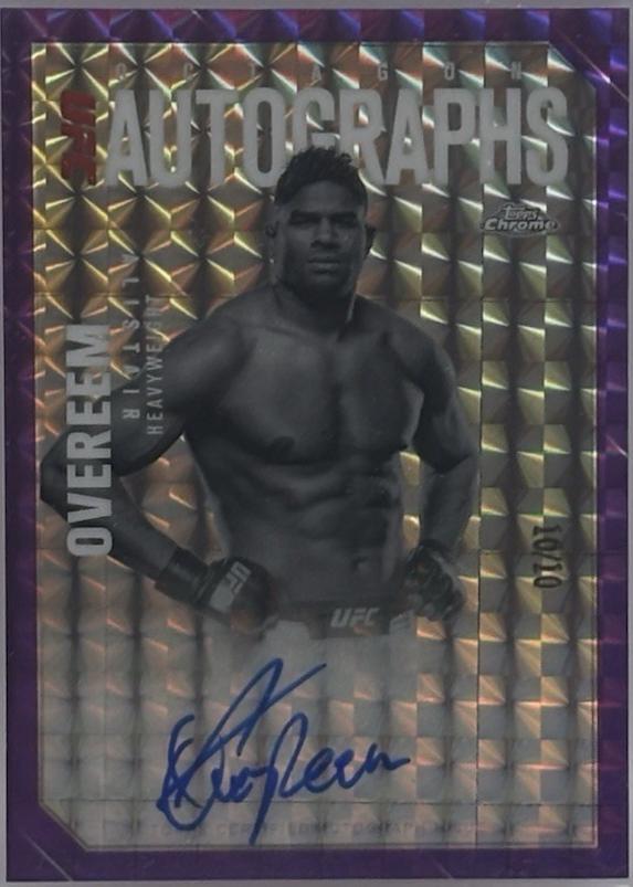 Alistair Overeem [Geometric Purple Refractor] #OLA-AO