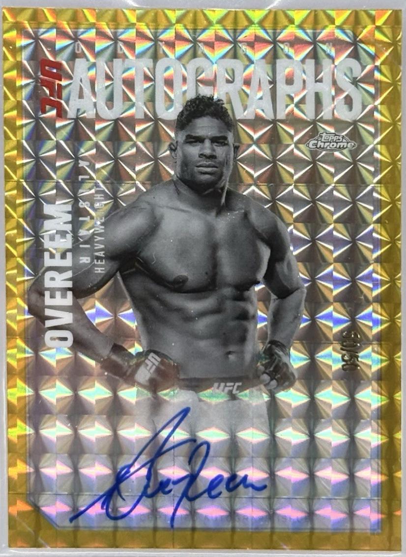 Alistair Overeem [Gold Refractor] #OLA-AO