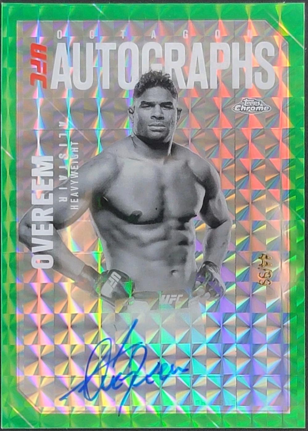 Alistair Overeem [Green Refractor] #OLA-AO