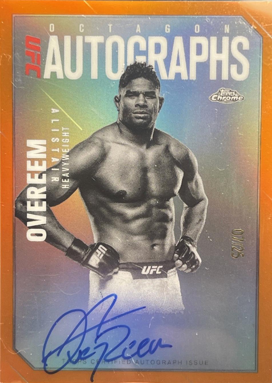 Alistair Overeem [Orange Refractor] #OLA-AO