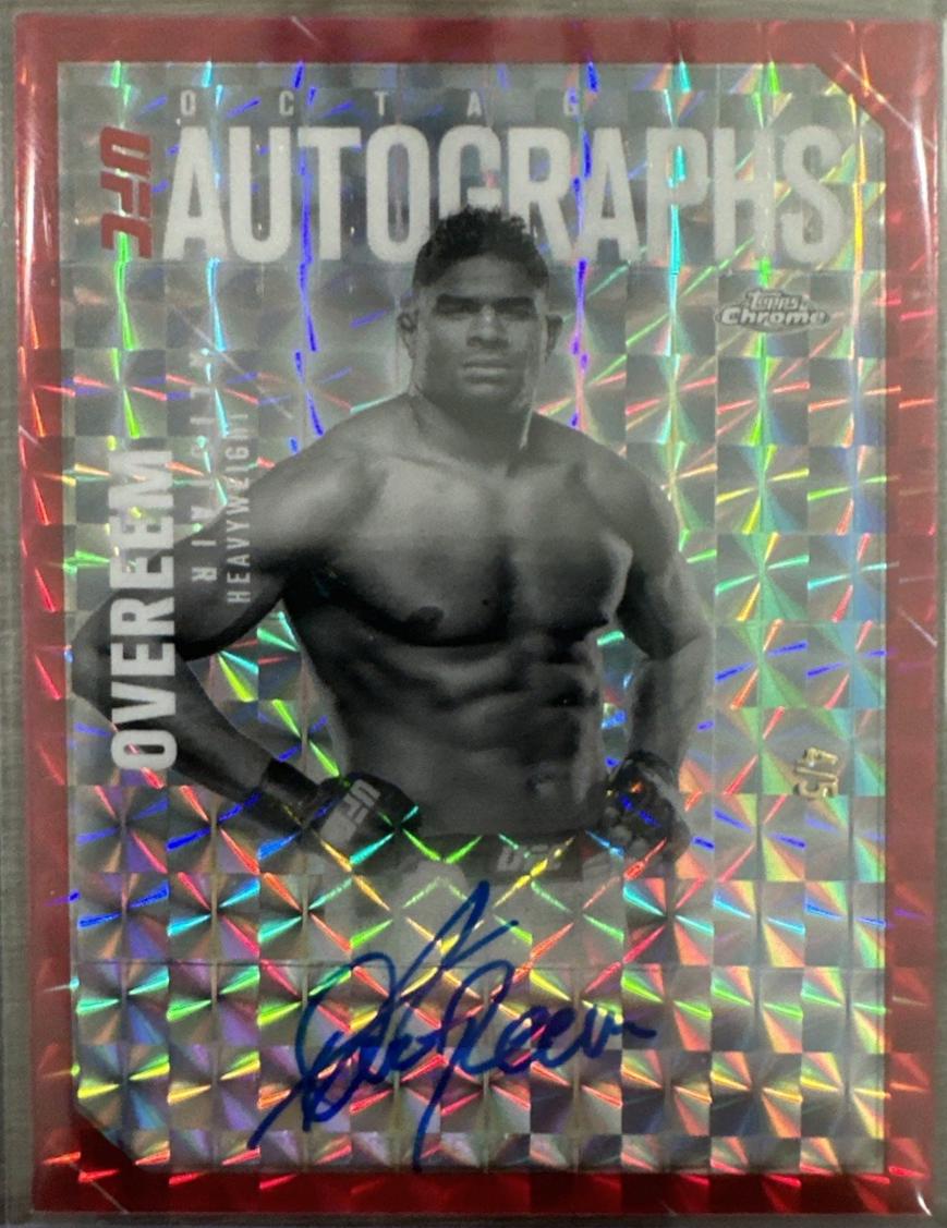 Alistair Overeem [Red Refractor] #OLA-AO