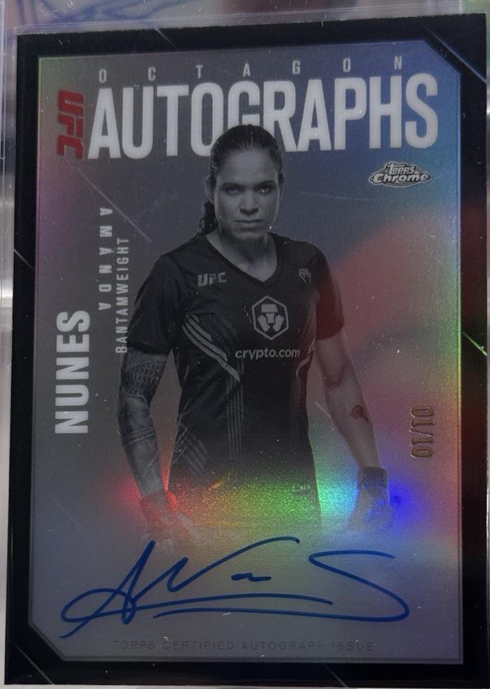 Amanda Nunes [Black Refractor] #OLA-AN