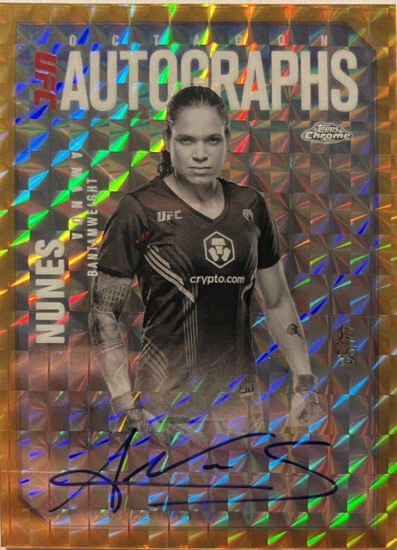 Amanda Nunes [Gold Refractor] #OLA-AN