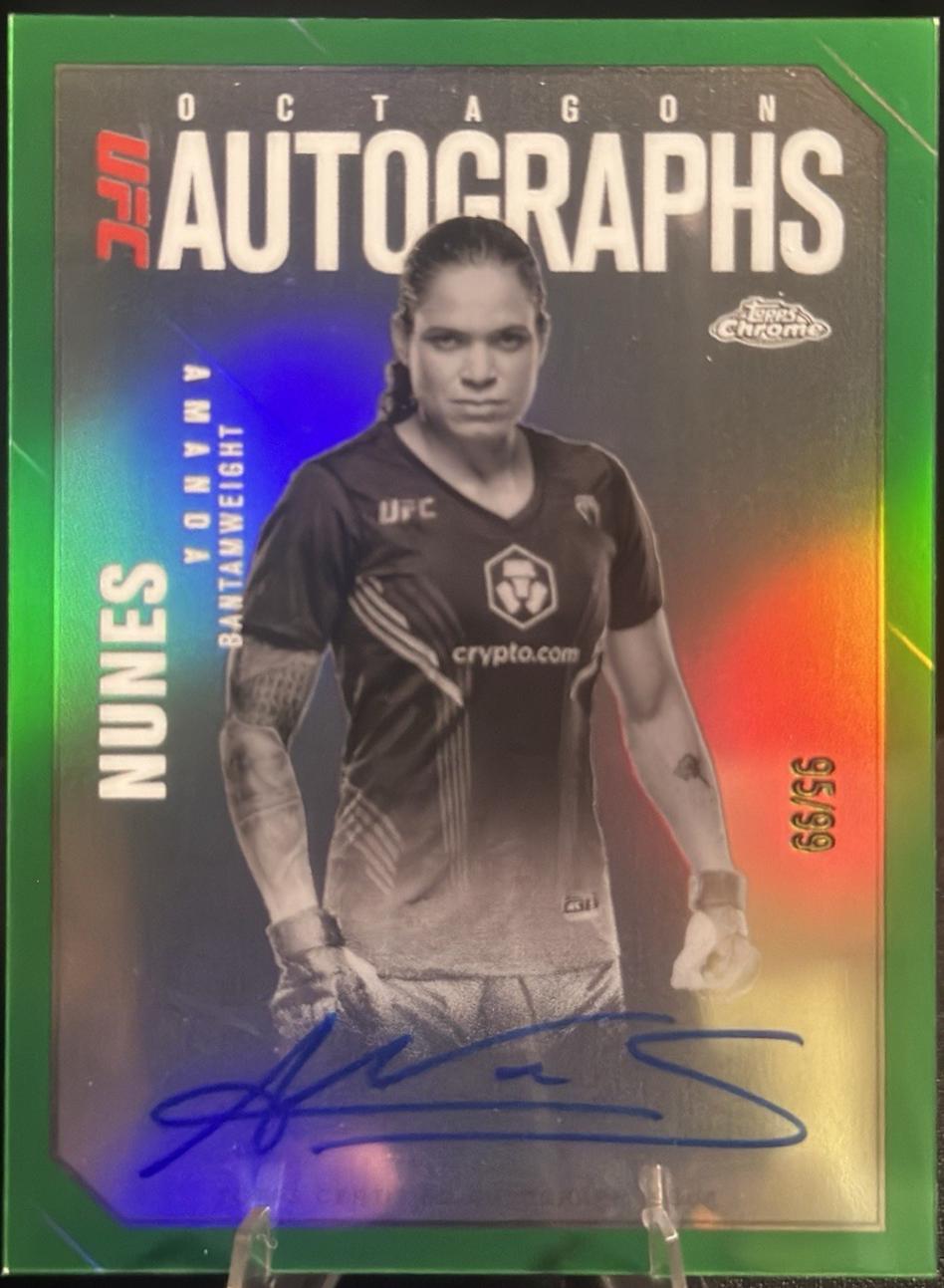 Amanda Nunes [Green Refractor] #OLA-AN