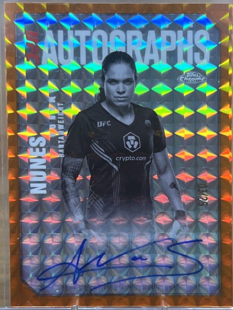Amanda Nunes [Orange Refractor] #OLA-AN