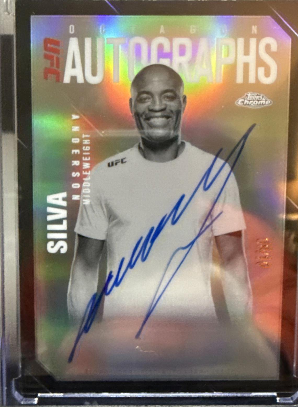 Anderson Silva [Black Refractor] #OLA-AS