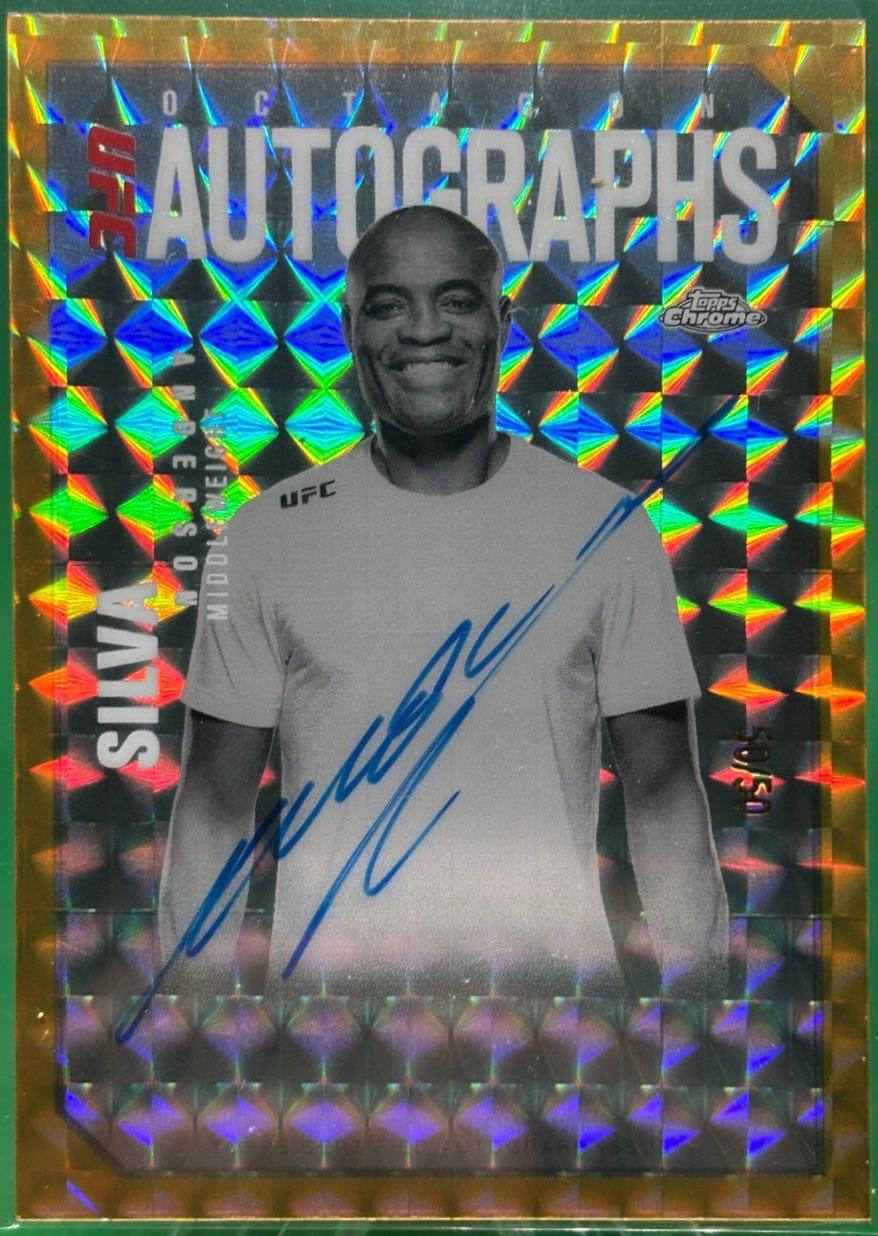 Anderson Silva [Geometric Gold Refractor] #OLA-AS