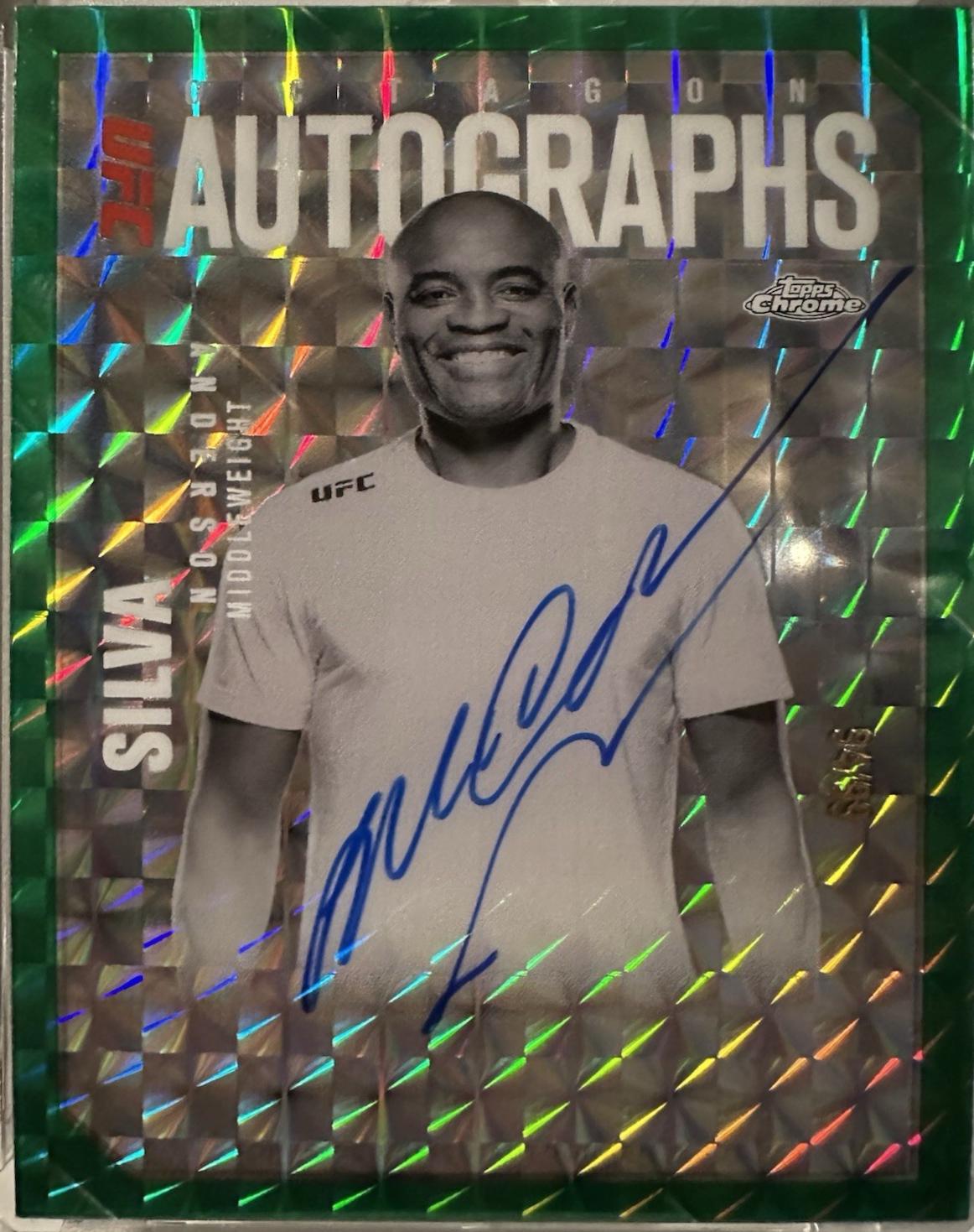 Anderson Silva [Green Refractor] #OLA-AS