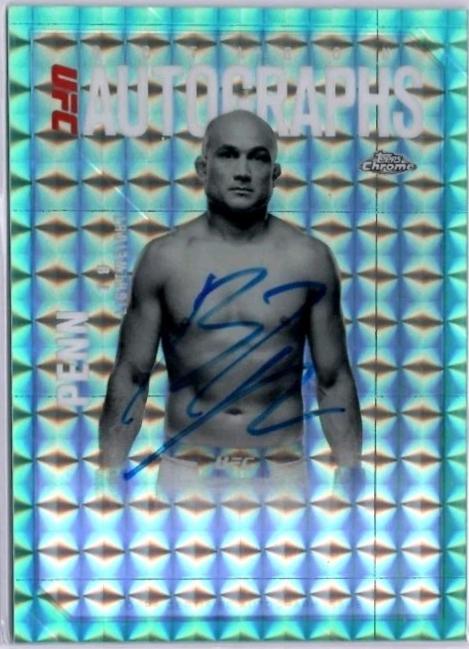 BJ Penn [Geometric Aqua Refractor] #OLA-BJ