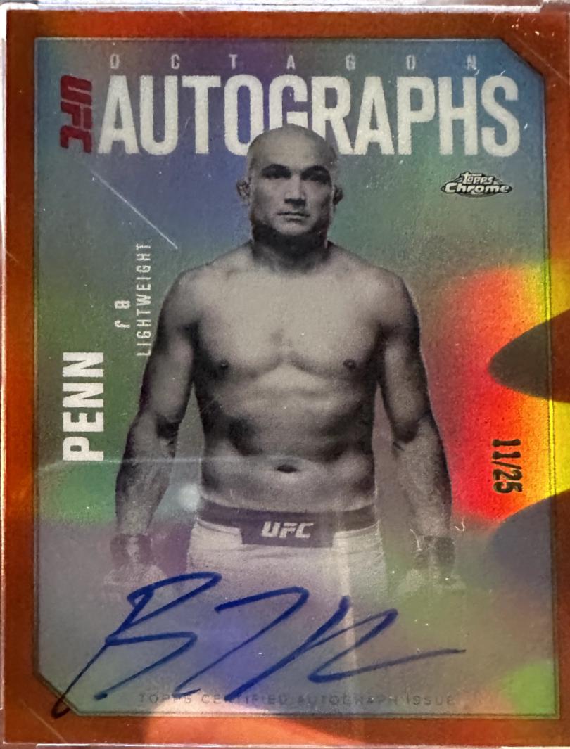 BJ Penn [Geometric Orange Refractor] #OLA-BJ
