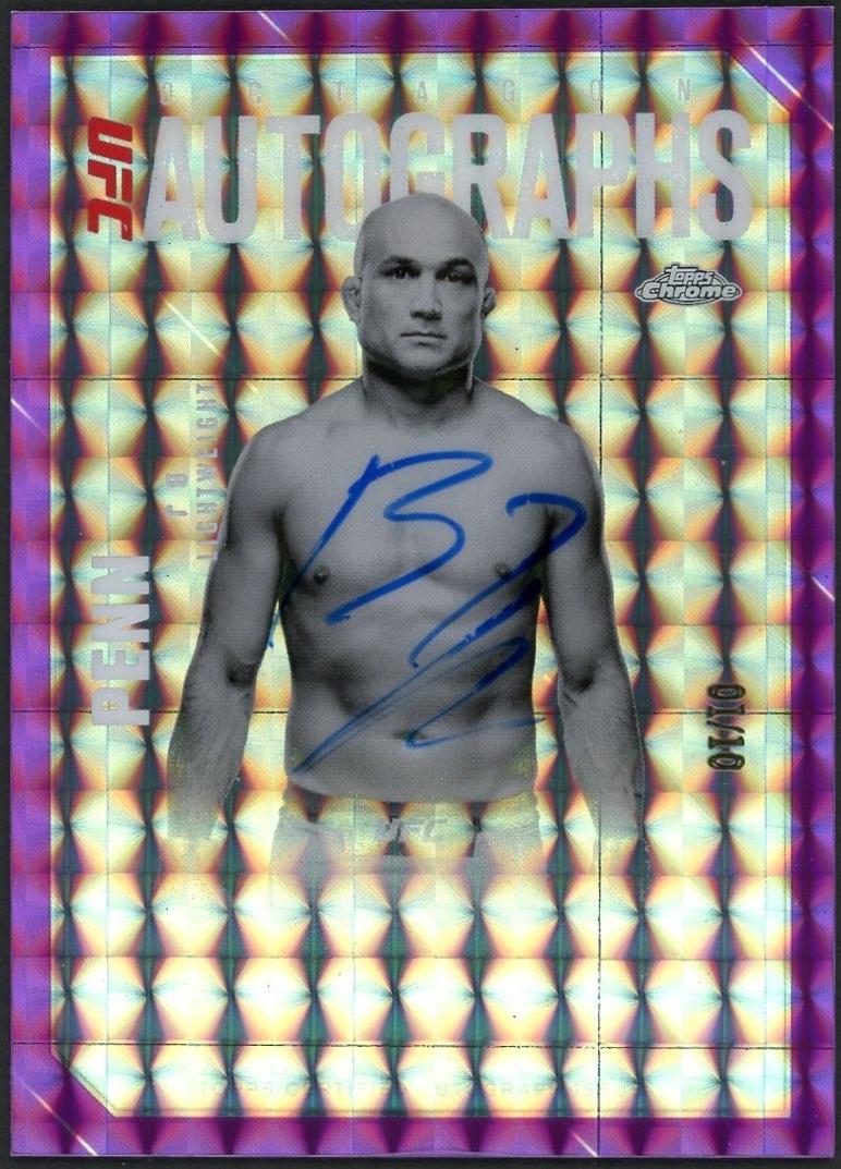 BJ Penn [Geometric Purple Refractor] #OLA-BJ