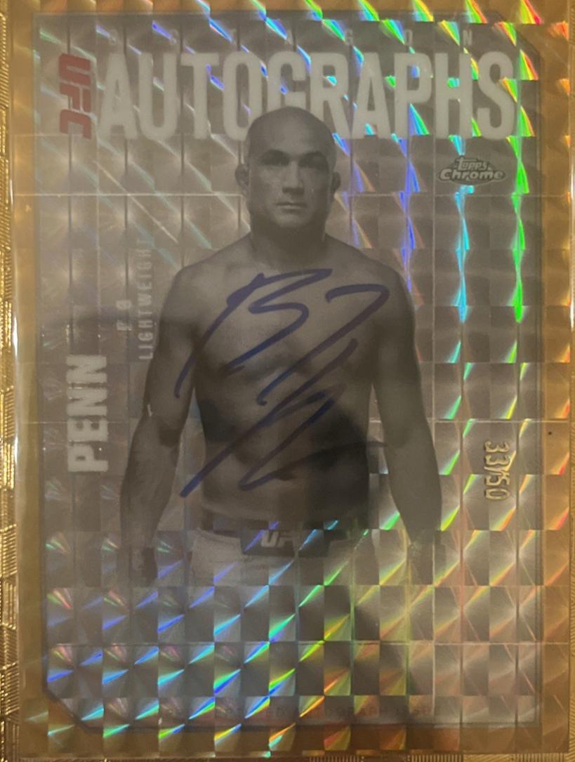 BJ Penn [Gold Refractor] #OLA-BJ