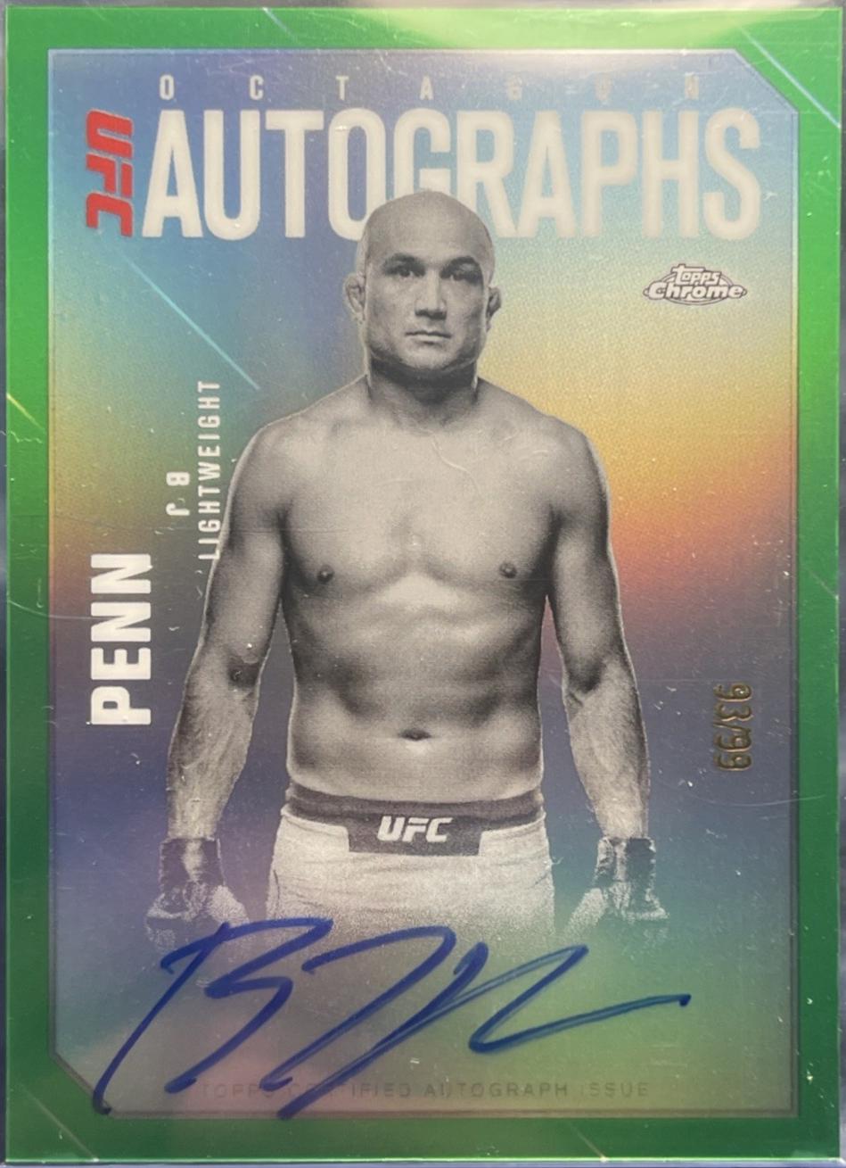 BJ Penn [Green Refractor] #OLA-BJ
