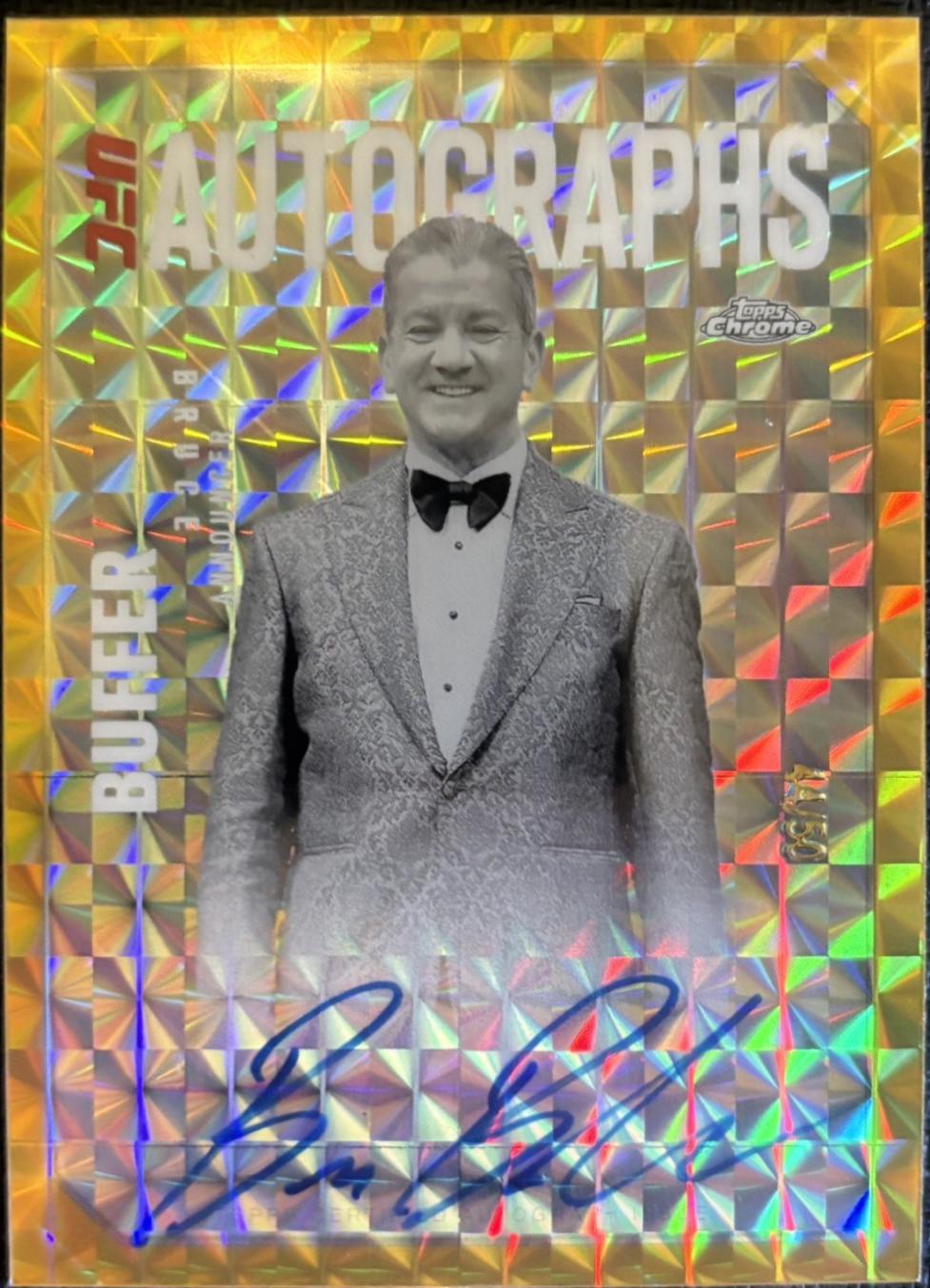 Bruce Buffer [Gold Refractor] #OLA-BB