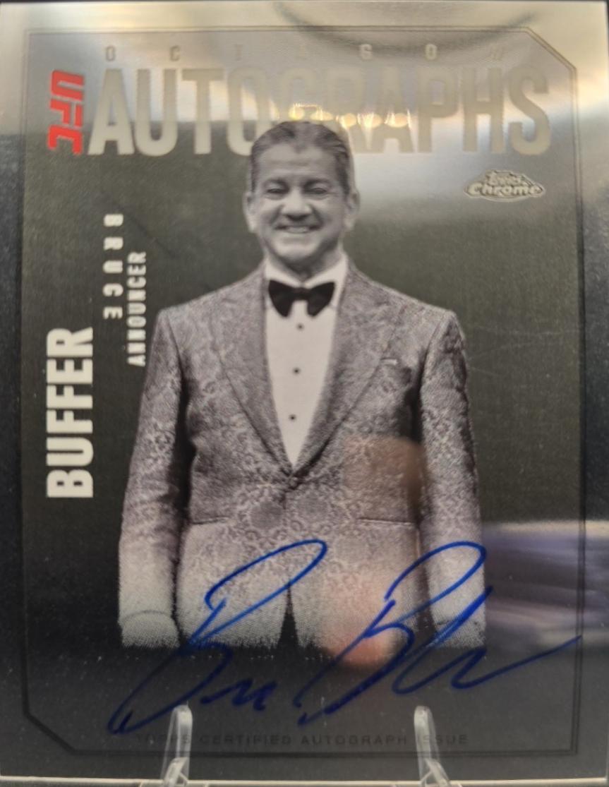 Bruce Buffer [Orange Refractor] #OLA-BB