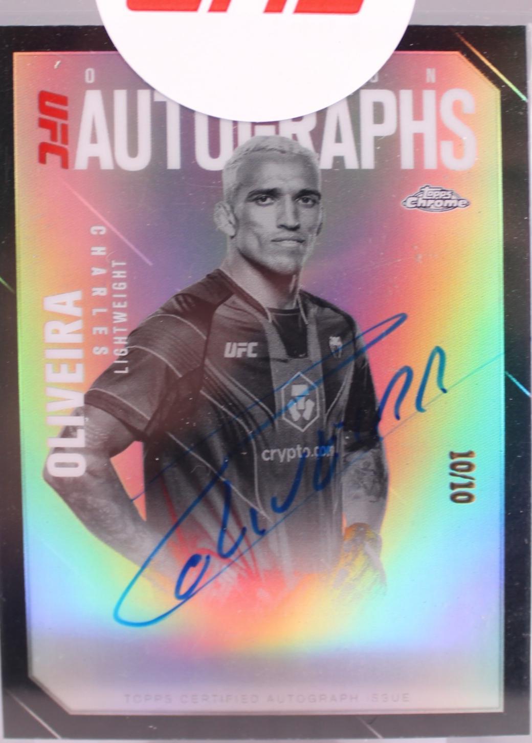 Charles Oliveira [Black Refractor] #OLA-CO