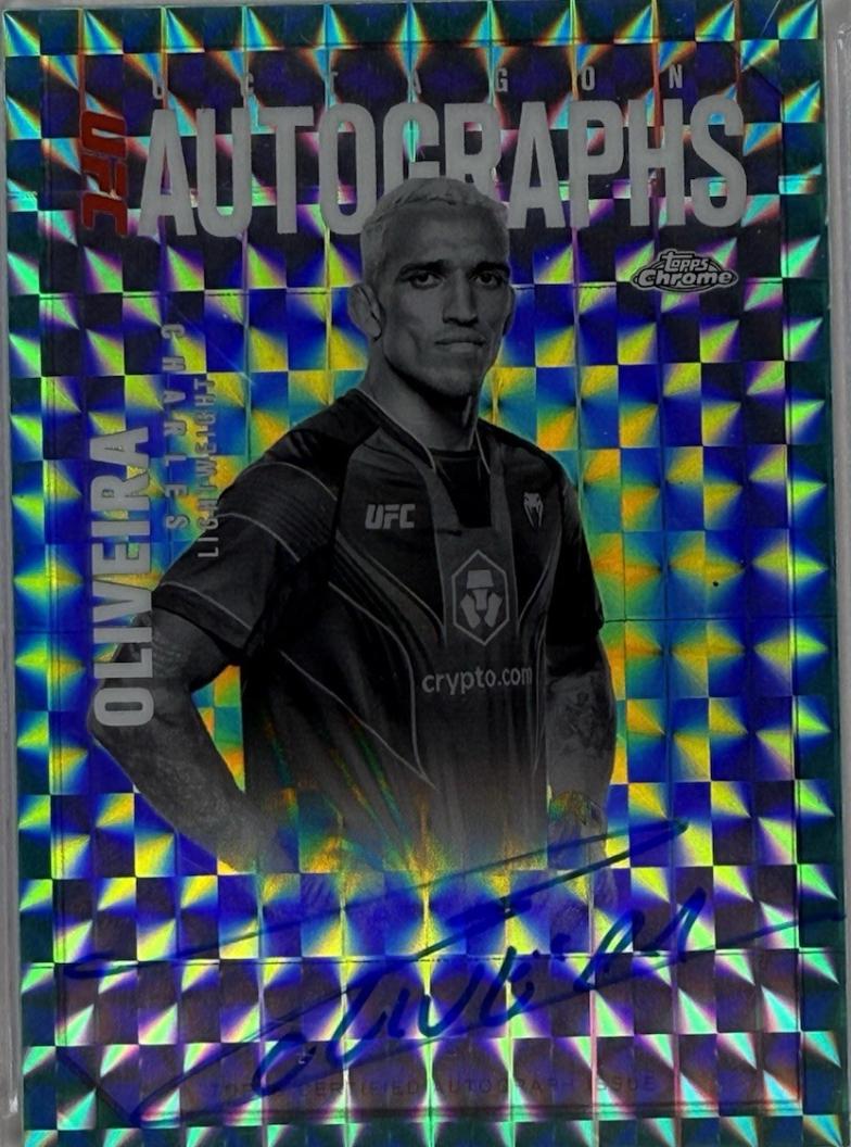 Charles Oliveira [Geometric Aqua Refractor] #OLA-CO