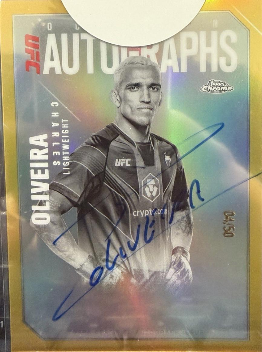 Charles Oliveira [Gold Refractor] #OLA-CO