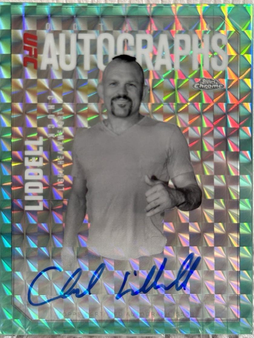 Chuck Liddell [Geometric Aqua Refractor] #OLA-CL