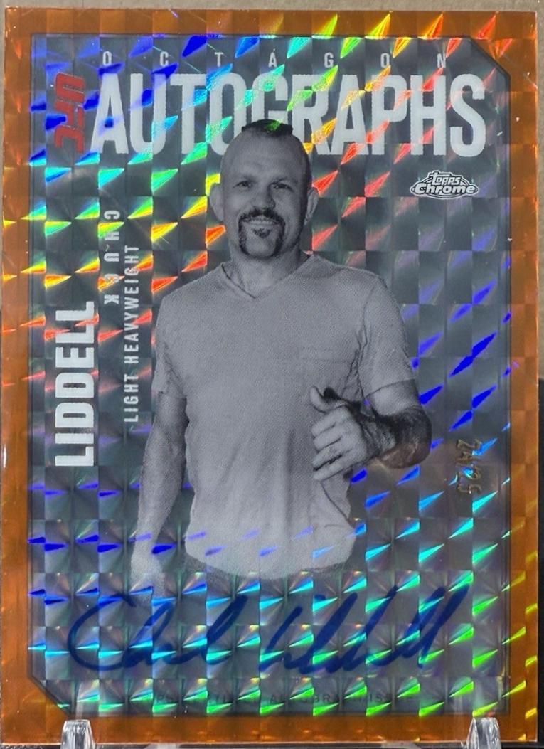 Chuck Liddell [Geometric Orange Refractor] #OLA-CL