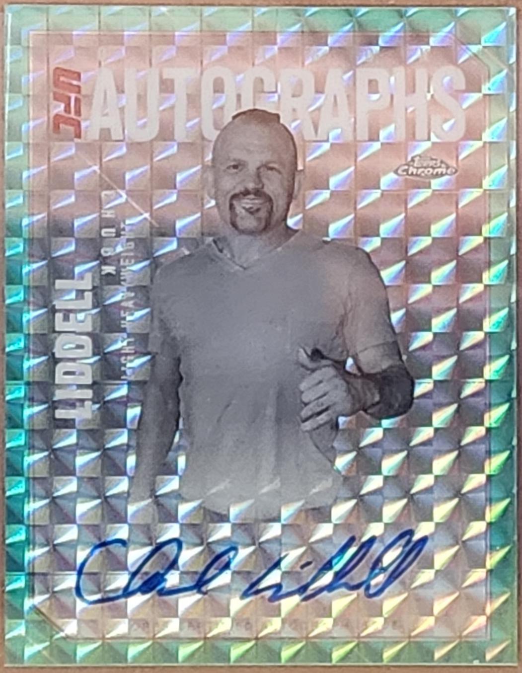 Chuck Liddell [Geometric Purple Refractor] #OLA-CL