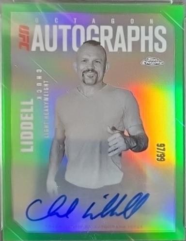 Chuck Liddell [Green Refractor] #OLA-CL