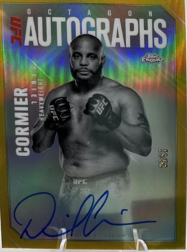 Daniel Cormier [Gold Refractor] #OLA-DC
