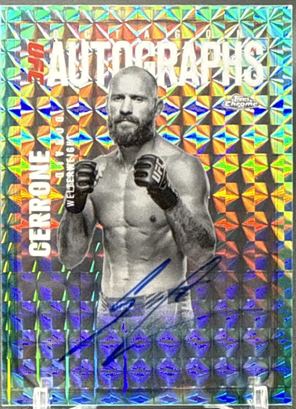 Donald Cerrone [Geometric Aqua Refractor] #OLA-DE