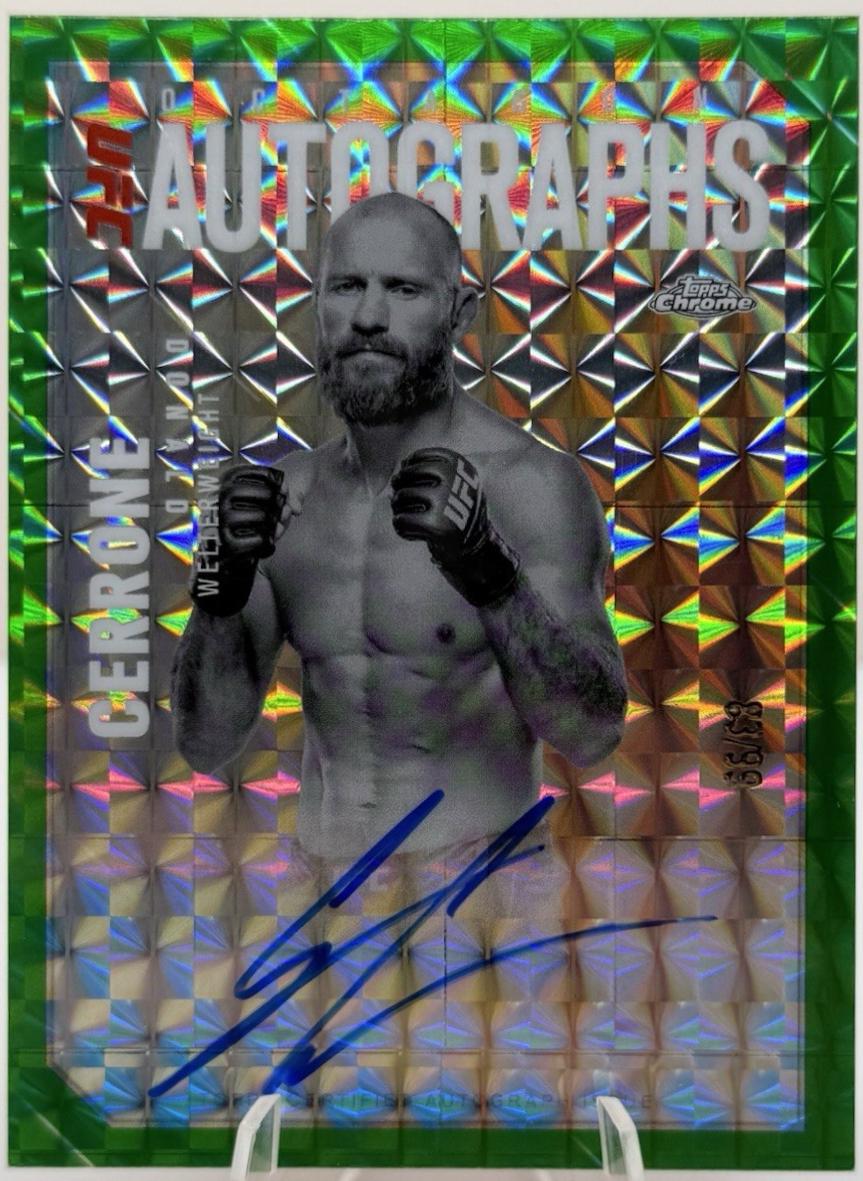 Donald Cerrone [Geometric Green Refractor] #OLA-DE