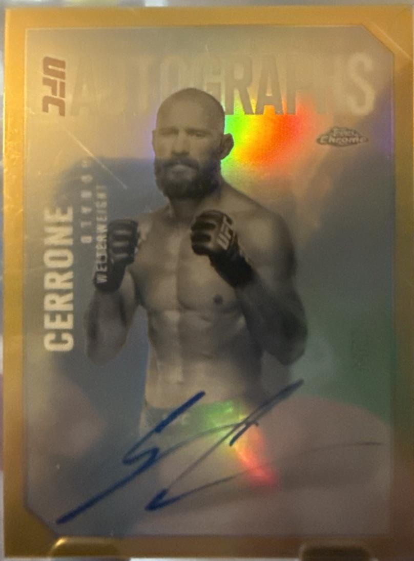 Donald Cerrone [Gold Refractor] #OLA-DE