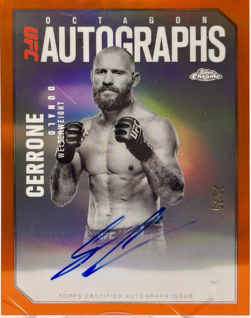 Donald Cerrone [Orange Refractor] #OLA-DE