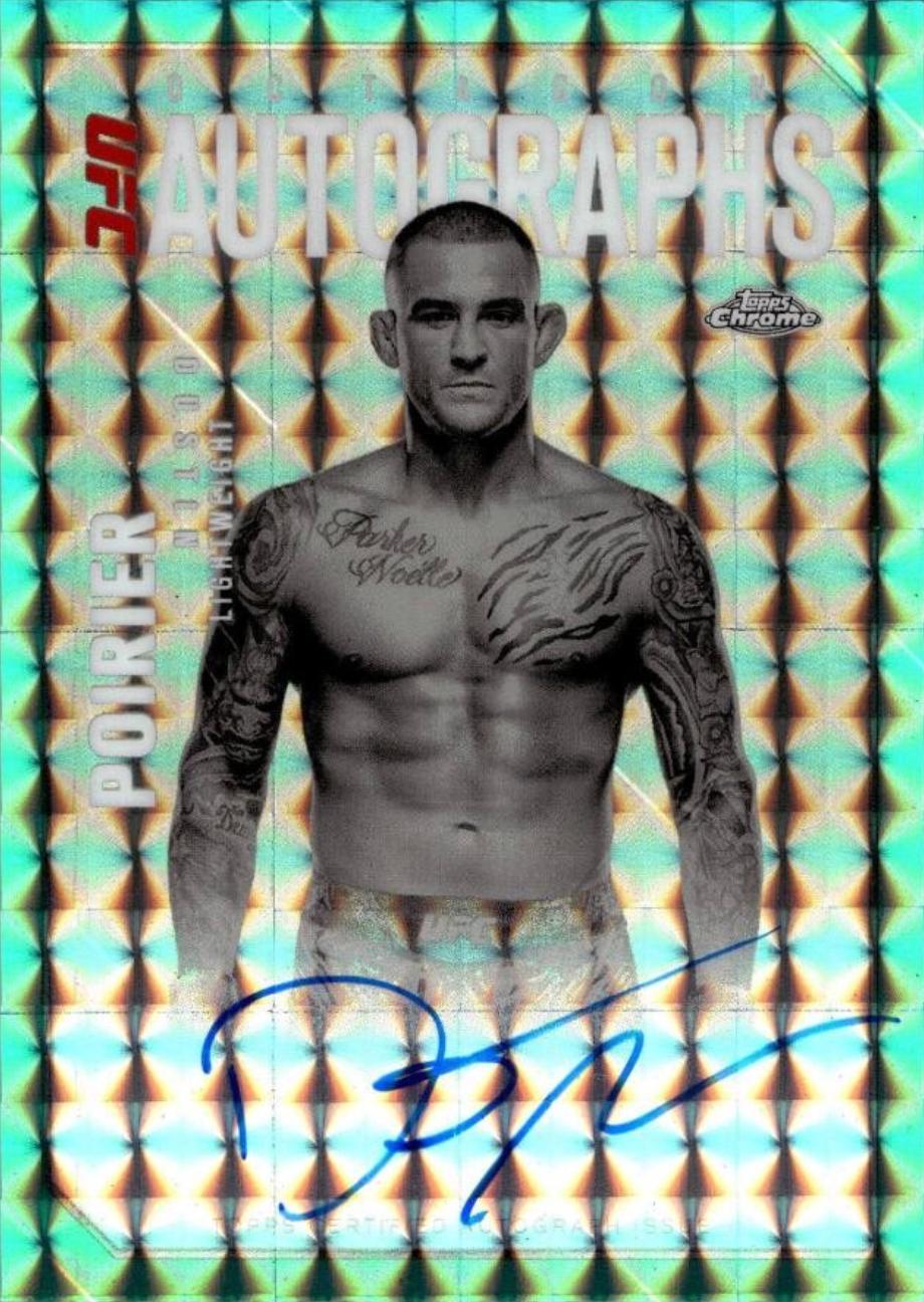 Dustin Poirier [Geometric Aqua Refractor] #OLA-DP