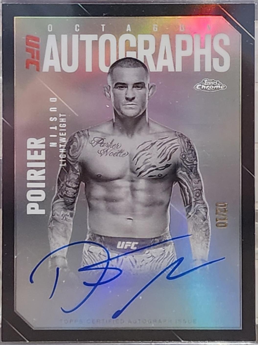 Dustin Poirier [Geometric Purple Refractor] #OLA-DP