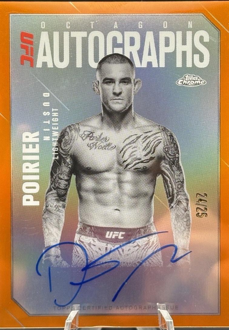 Dustin Poirier [Orange Refractor] #OLA-DP