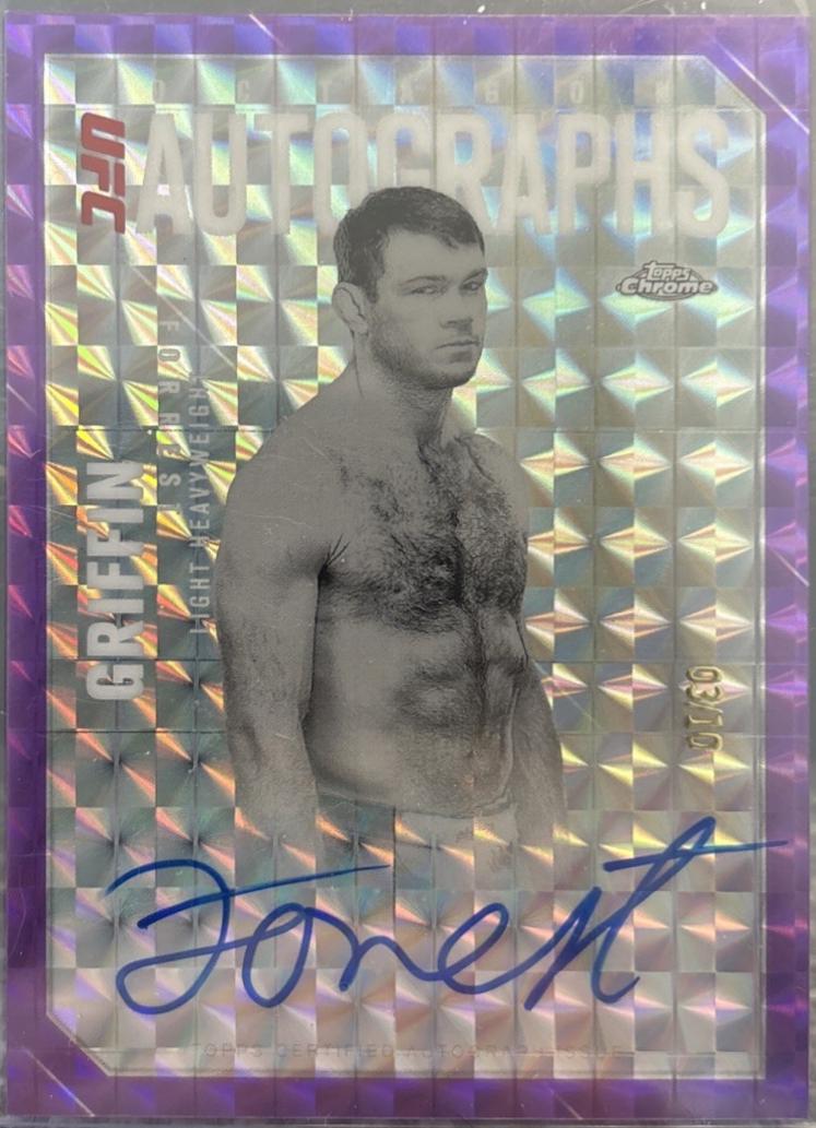Forrest Griffin [Geometric Purple Refractor] #OLA-FG