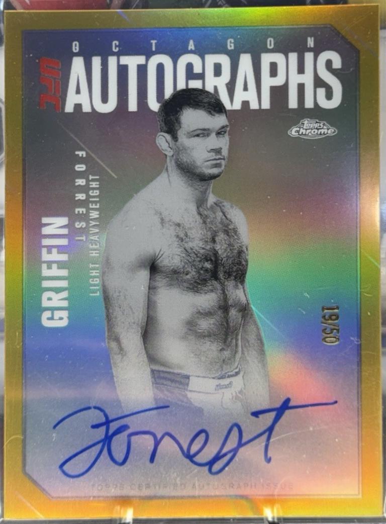 Forrest Griffin [Gold Refractor] #OLA-FG