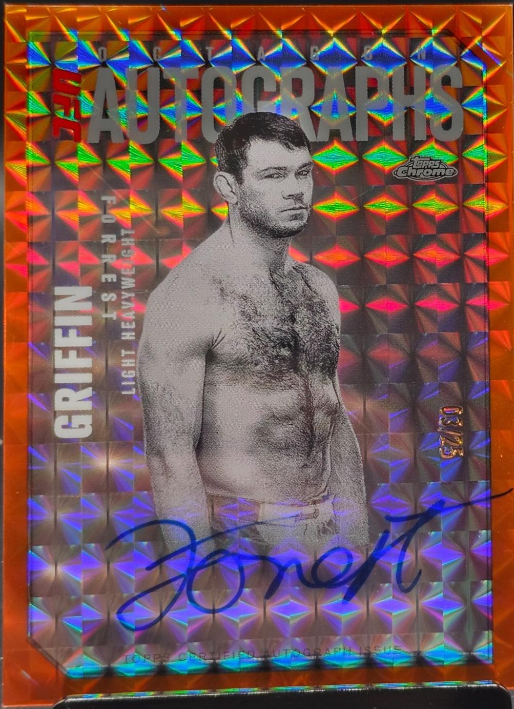 Forrest Griffin [Orange Refractor] #OLA-FG
