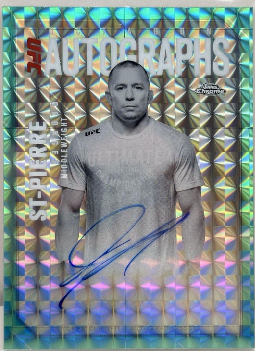 Georges St-Pierre [Geometric Aqua Refractor] #OLA-GS