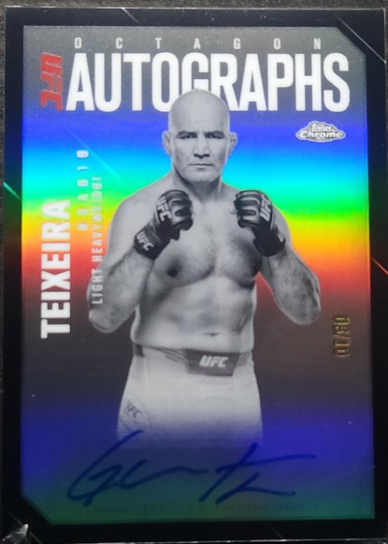 Glover Teixeira [Black Refractor] #OLA-GT