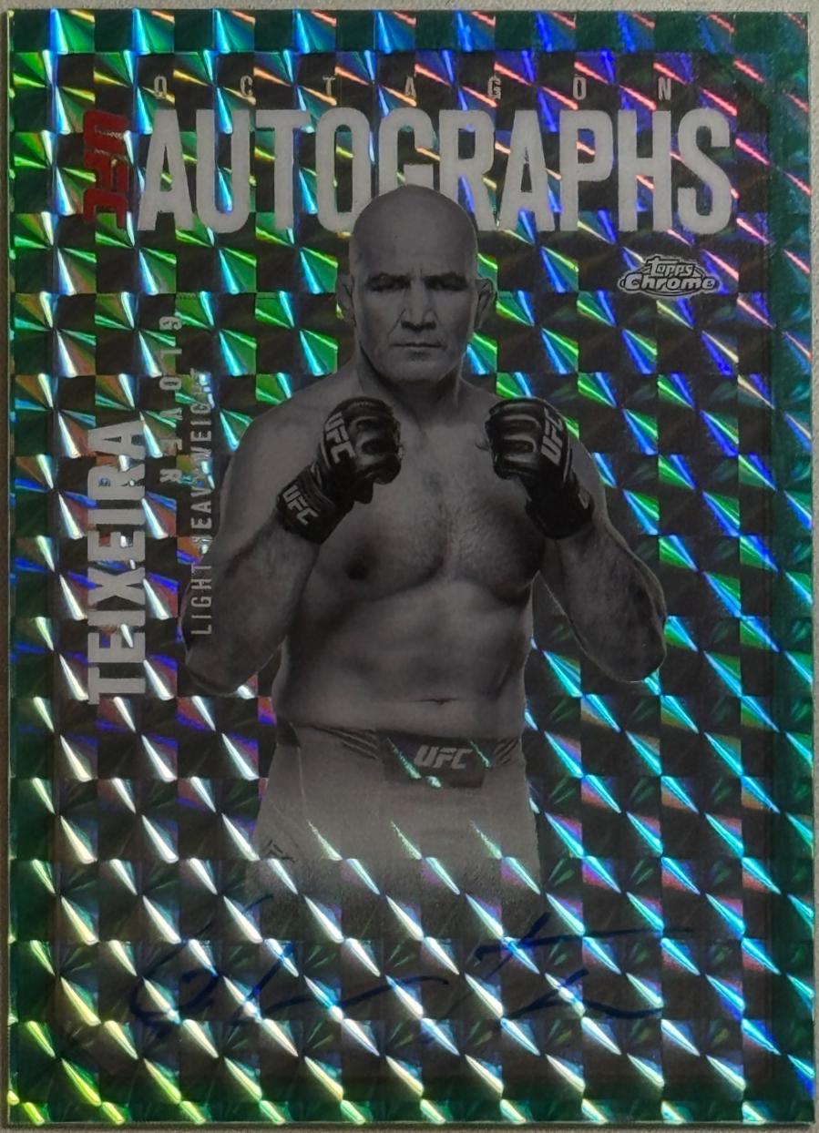 Glover Teixeira [Geometric Aqua Refractor] #OLA-GT