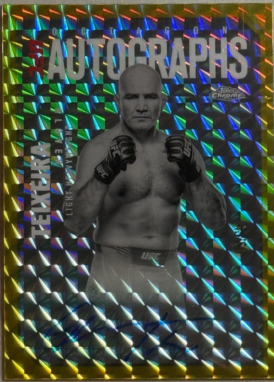 Glover Teixeira [Geometric Gold Refractor] #OLA-GT