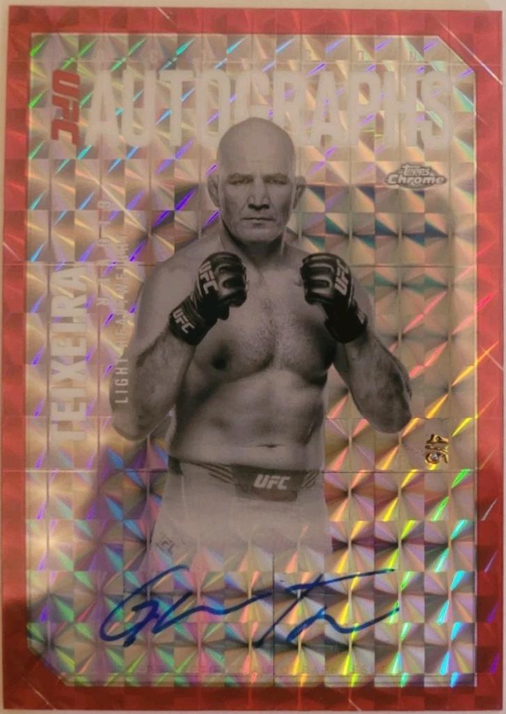 Glover Teixeira [Geometric Red Refractor] #OLA-GT