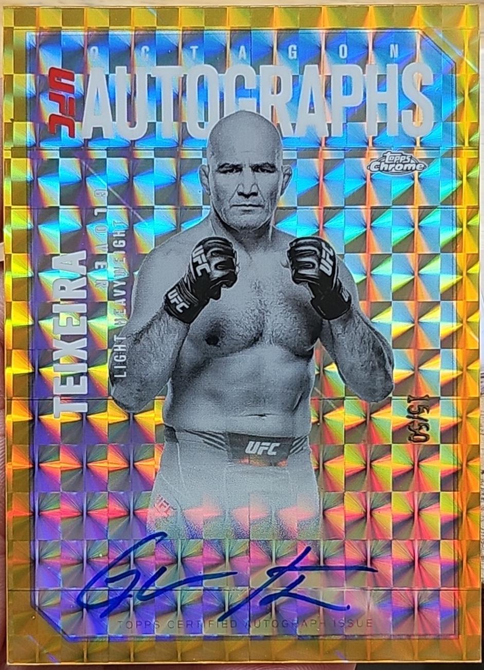Glover Teixeira [Gold Refractor] #OLA-GT
