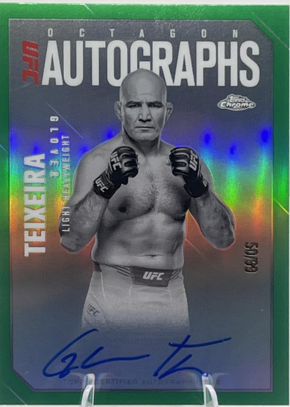 Glover Teixeira [Green Refractor] #OLA-GT