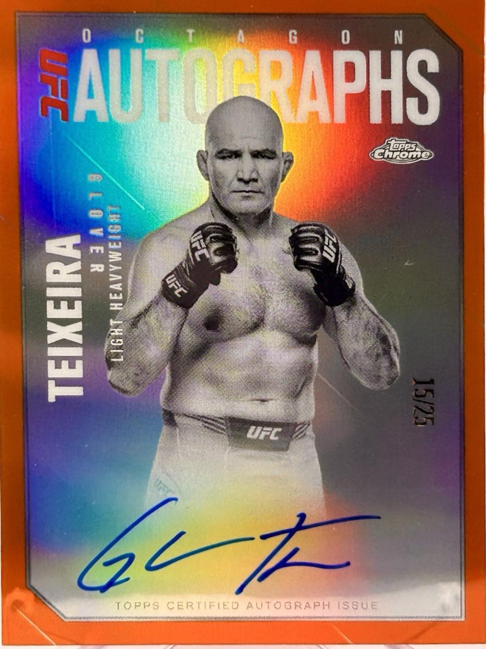 Glover Teixeira [Orange Refractor] #OLA-GT