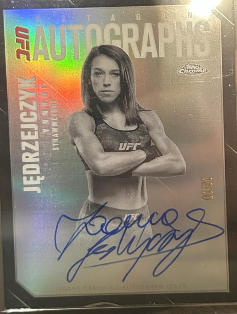 Joanna Jędrzejczyk [Black Refractor] #OLA-JJ