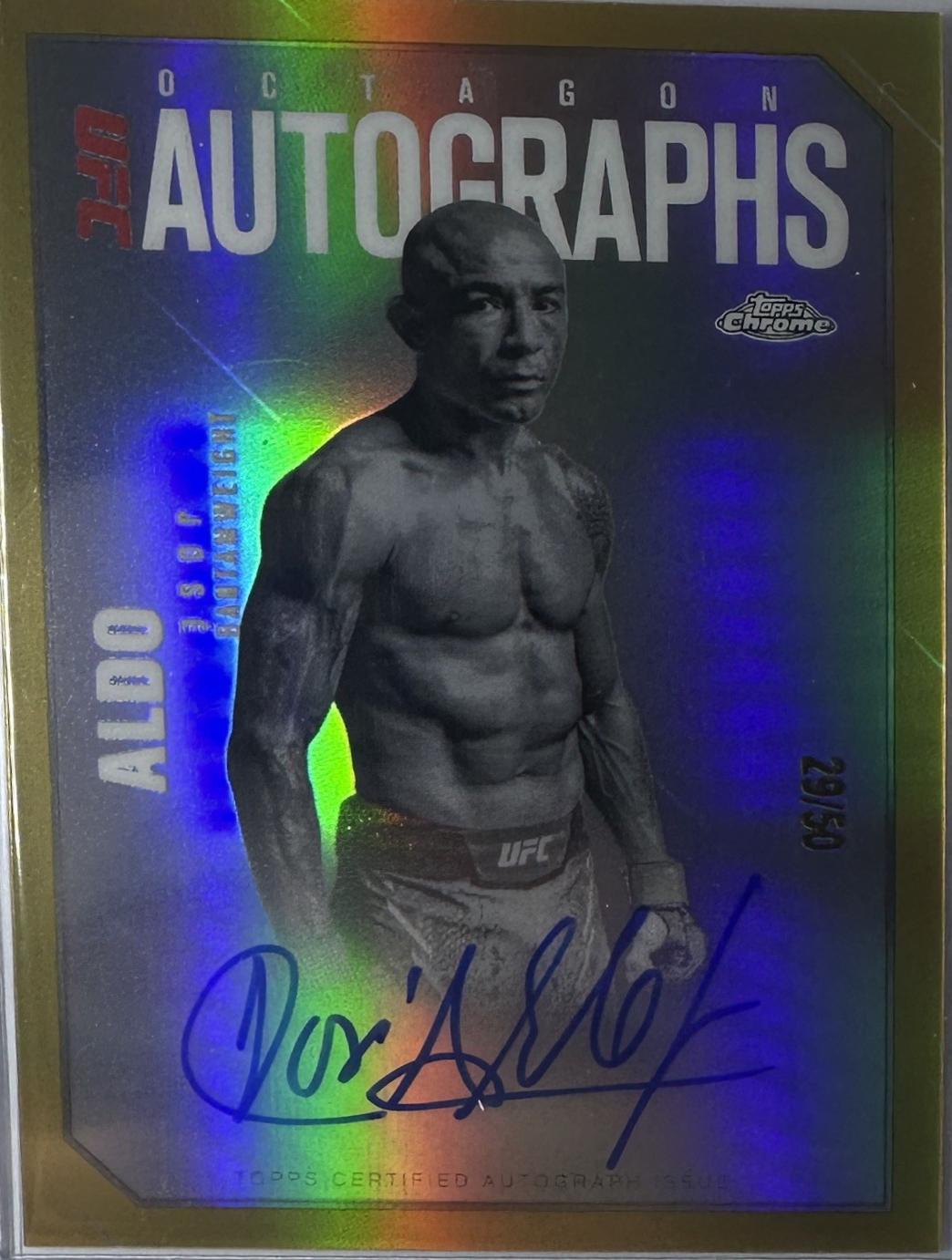 Jose Aldo [Gold Refractor] #OLA-JA