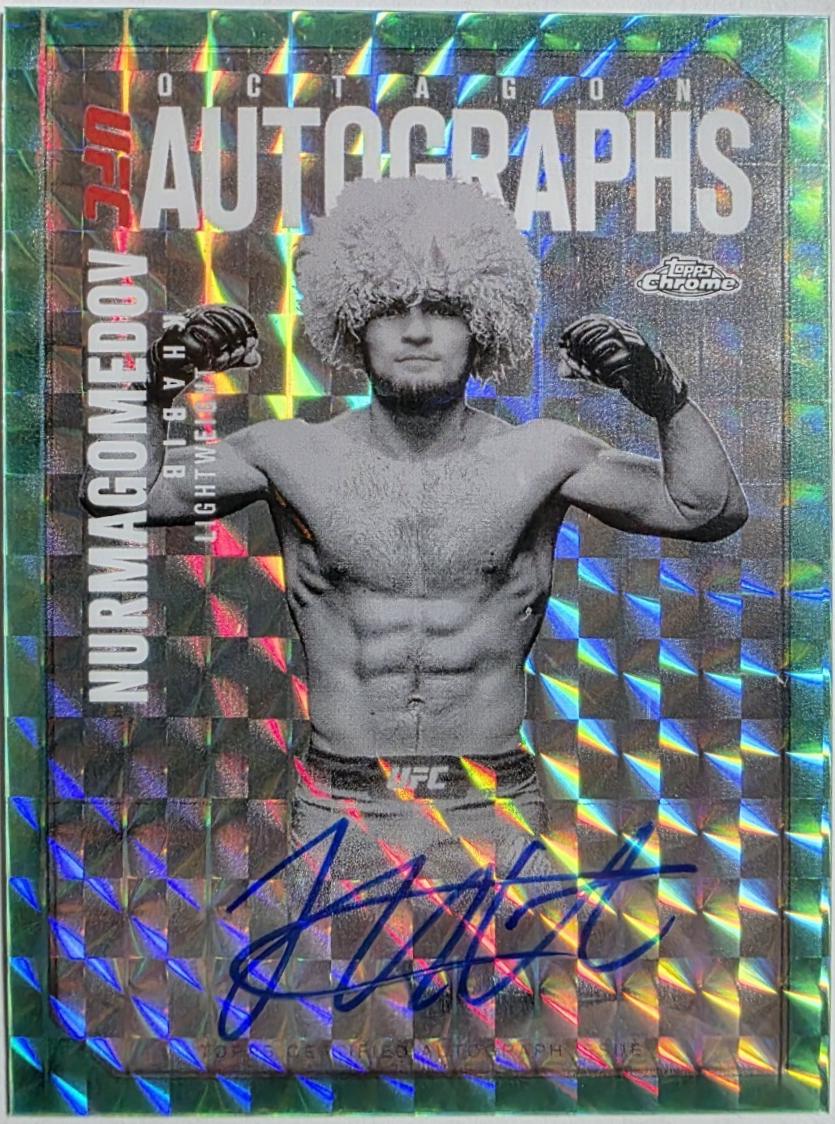 Khabib Nurmagomedov [Geometric Aqua Refractor] #OLA-KN