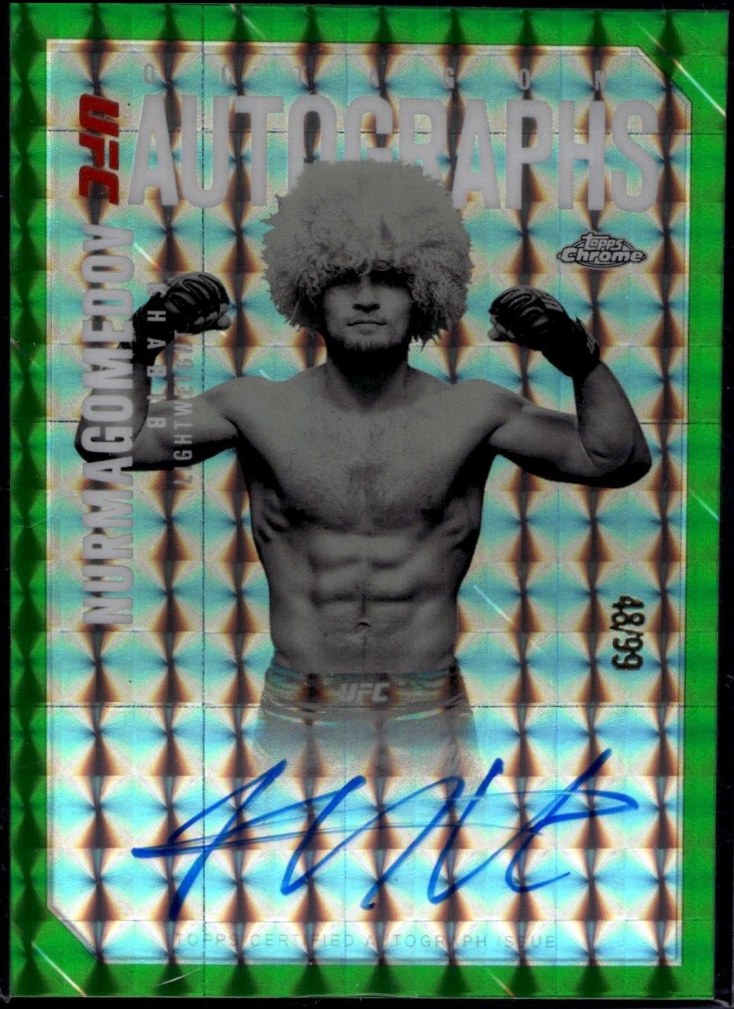 Khabib Nurmagomedov [Green Refractor] #OLA-KN