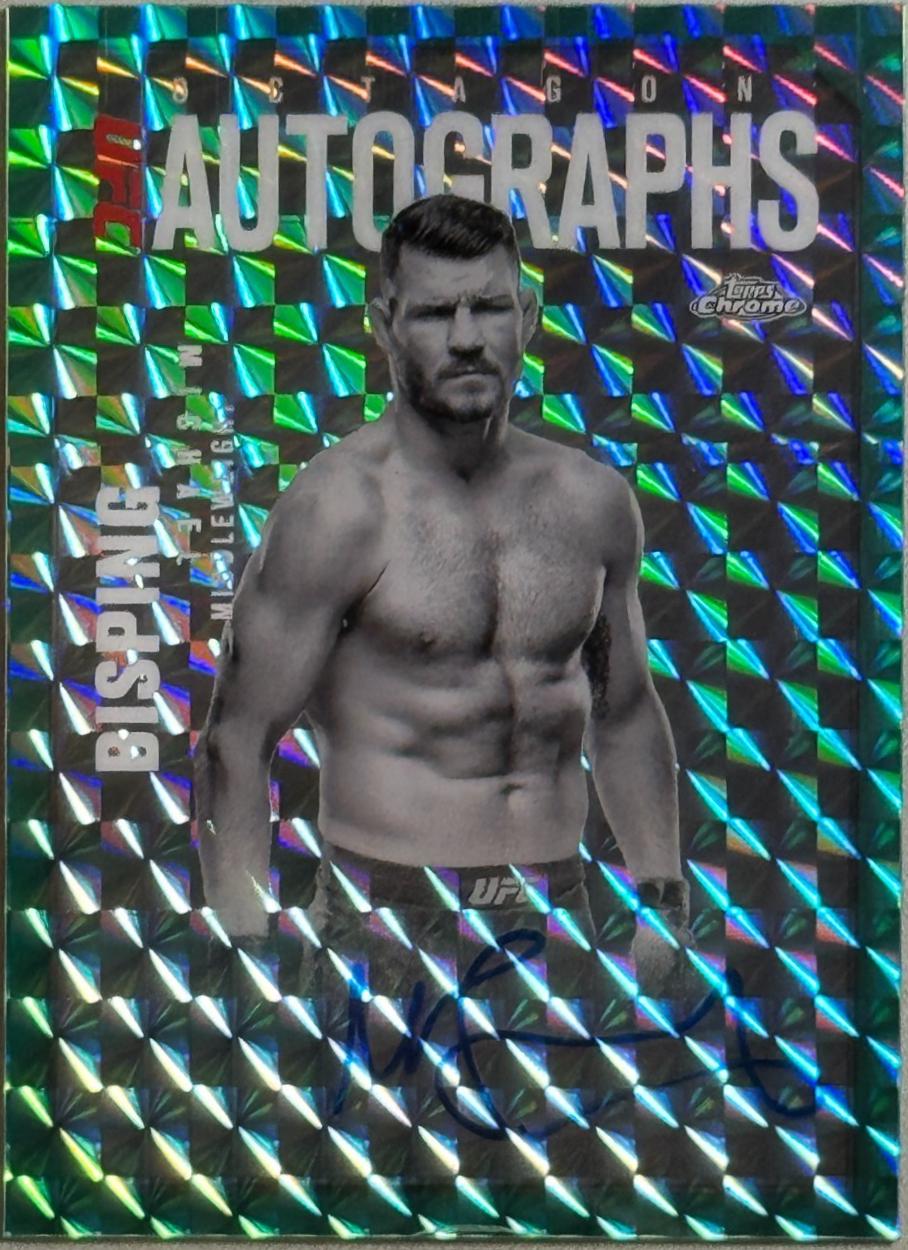 Michael Bisping [Geometric Aqua Refractor] #OLA-MB